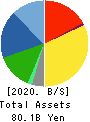 Cleanup Corporation Balance Sheet 2020年3月期