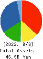 FDK CORPORATION Balance Sheet 2022年3月期