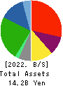 Miahelsa Holdings Corporation Balance Sheet 2022年3月期