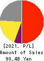 Goldwin Inc. Profit and Loss Account 2021年Mar期 Goldwin Inc. Profit and Loss Account 2021年3月期