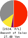 Chino Corporation Profit and Loss Account 2024年3月期
