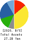 KVK CORPORATION Balance Sheet 2020年3月期