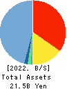 NETSTARS Co.,Ltd. Balance Sheet 2022年12月期