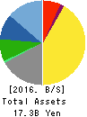 AIGAN CO.,LTD. Balance Sheet 2016年Mar期 AIGAN CO.,LTD. Balance Sheet 2016年3月期