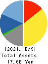 KSK CO.,LTD. Balance Sheet 2021年3月期