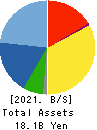 TENOX CORPORATION Balance Sheet 2021年3月期