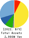 Yokota Manufacturing Co., Ltd. Balance Sheet 2022年Mar期 Yokota Manufacturing Co., Ltd. Balance Sheet 2022年3月期