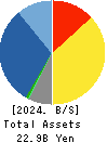 TAKACHIHO KOHEKI CO.,LTD. Balance Sheet 2024年Mar期 TAKACHIHO KOHEKI CO.,LTD. Balance Sheet 2024年3月期