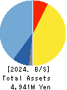 Livesense Inc. Balance Sheet 2024年Dec期 Livesense Inc. Balance Sheet 2024年12月期