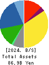 OKABE CO.,LTD. Balance Sheet 2024年Dec期 OKABE CO.,LTD. Balance Sheet 2024年12月期