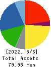 TOLI Corporation Balance Sheet 2022年3月期