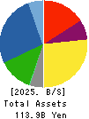GLOBERIDE, Inc. Balance Sheet 2025年Mar期 GLOBERIDE, Inc. Balance Sheet 2025年3月期