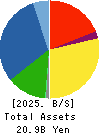 NIHON SEIKO CO.,LTD. Balance Sheet 2025年Mar期 NIHON SEIKO CO.,LTD. Balance Sheet 2025年3月期