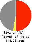 DAISUI CO.,LTD. Profit and Loss Account 2021年3月期