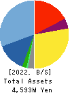 ACMOS INC. Balance Sheet 2022年Jun期 ACMOS INC. Balance Sheet 2022年6月期