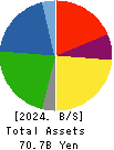 YAKUODO HOLDINGS Co.,Ltd. Balance Sheet 2024年Feb期 YAKUODO HOLDINGS Co.,Ltd. Balance Sheet 2024年2月期