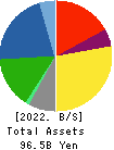 YONDENKO CORPORATION Balance Sheet 2022年Mar期 YONDENKO CORPORATION Balance Sheet 2022年3月期