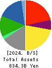 IWATANI CORPORATION Balance Sheet 2024年3月期