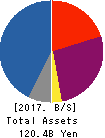 Nakamichi Leasing Co.,Ltd. Balance Sheet 2017年Dec期 Nakamichi Leasing Co.,Ltd. Balance Sheet 2017年12月期