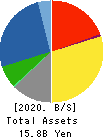 SANKYO KASEI CORPORATION Balance Sheet 2020年3月期