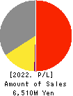 COMO CO.,LTD. Profit and Loss Account 2022年3月期