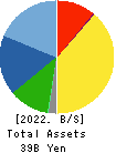 TEIKOKU ELECTRIC MFG.CO.,LTD. Balance Sheet 2022年3月期