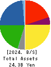 Yuki Gosei Kogyo Co.,Ltd. Balance Sheet 2024年3月期