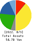 TAIYO KAGAKU CO.,LTD. Balance Sheet 2022年3月期