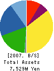 EBATA Corporation Balance Sheet 2007年3月期