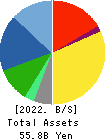 ANEST IWATA Corporation Balance Sheet 2022年3月期