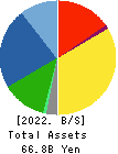 YOKOWO CO.,LTD. Balance Sheet 2022年3月期