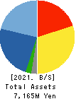 RIKEI CORPORATION Balance Sheet 2021年3月期