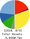 SAITA CORPORATION Balance Sheet 2024年6月期