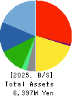 OSG CORPORATION CO.,LTD. Balance Sheet 2025年Jan期 OSG CORPORATION CO.,LTD. Balance Sheet 2025年1月期