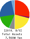 Kawasaki Geological Engineering Co.,Ltd. Balance Sheet 2018年Nov期 Kawasaki Geological Engineering Co.,Ltd. Balance Sheet 2018年11月期