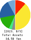 RION CO.,LTD. Balance Sheet 2023年3月期