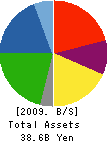 JST Co.,Ltd. Balance Sheet 2009年3月期