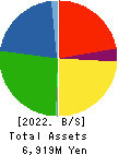 SHINTO COMPANY LIMITED Balance Sheet 2022年6月期