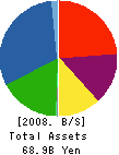 AZEL CORPORATION Balance Sheet 2008年3月期
