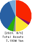 JAPAN PUBLICATIONS TRADING CO.,LTD. Balance Sheet 2023年3月期