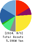 VALTES HOLDINGS CO.,LTD. Balance Sheet 2024年3月期