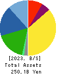 OSG Corporation Balance Sheet 2023年11月期