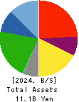 Maruchiyo Yamaokaya Corporation Balance Sheet 2024年1月期