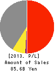 PION CO., LTD. Profit and Loss Account 2013年3月期