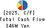 SEKIDO CO.,LTD. Cash Flow Statement 2025年Mar期 SEKIDO CO.,LTD. Cash Flow Statement 2025年3月期