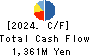 Agratio urban design Inc. Cash Flow Statement 2024年3月期