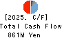 Ledax Co.,Ltd. Cash Flow Statement 2025年Mar期 Ledax Co.,Ltd. Cash Flow Statement 2025年3月期