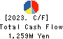 SERENDIP HOLDINGS Co., Ltd. Cash Flow Statement 2023年Mar期 SERENDIP HOLDINGS Co., Ltd. Cash Flow Statement 2023年3月期