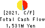 WILLTEC Co.,Ltd. Cash Flow Statement 2021年Mar期 WILLTEC Co.,Ltd. Cash Flow Statement 2021年3月期