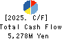 NIPPON SHARYO, LTD. Cash Flow Statement 2025年Mar期 NIPPON SHARYO, LTD. Cash Flow Statement 2025年3月期